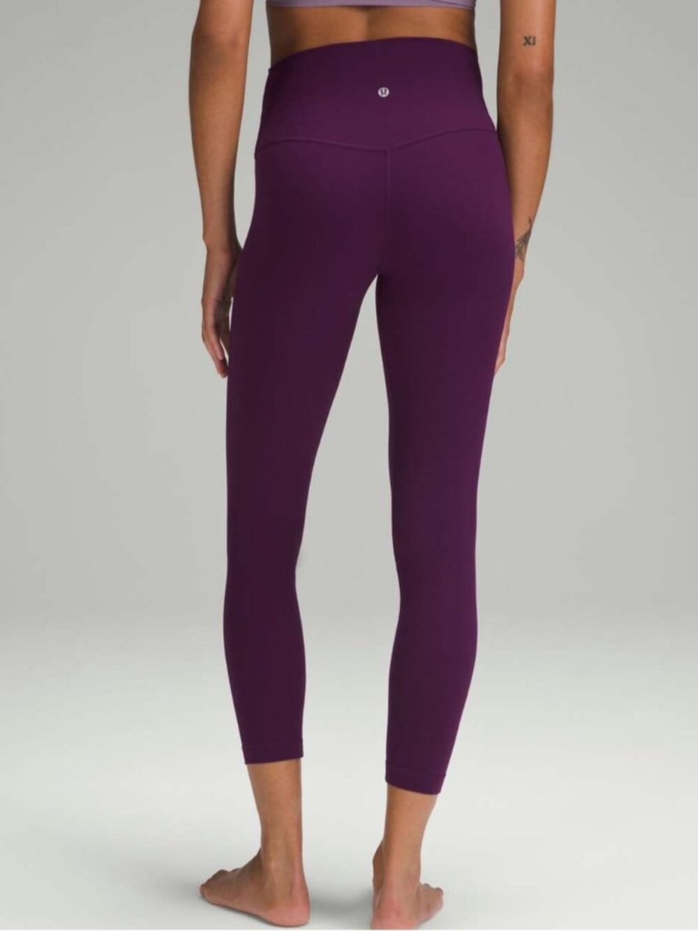 Lululemon Align High-Rise Pant 25"Dramatic Magenta Purple Leggings size 14 yoga